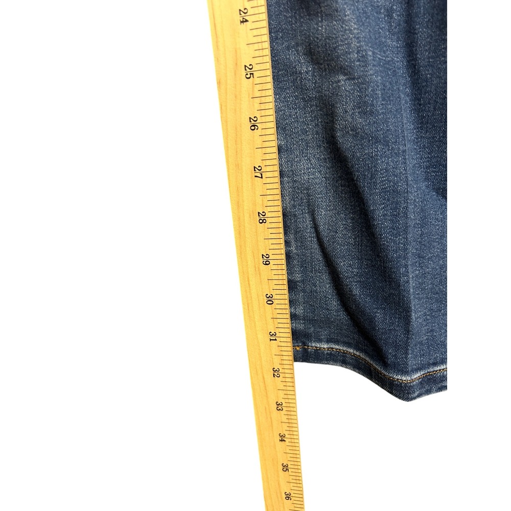 J. Jill Womens 12R Jeans Boyfriend Straight Leg Ankle Blue Medium Wash Casual - Picture 2 of 6